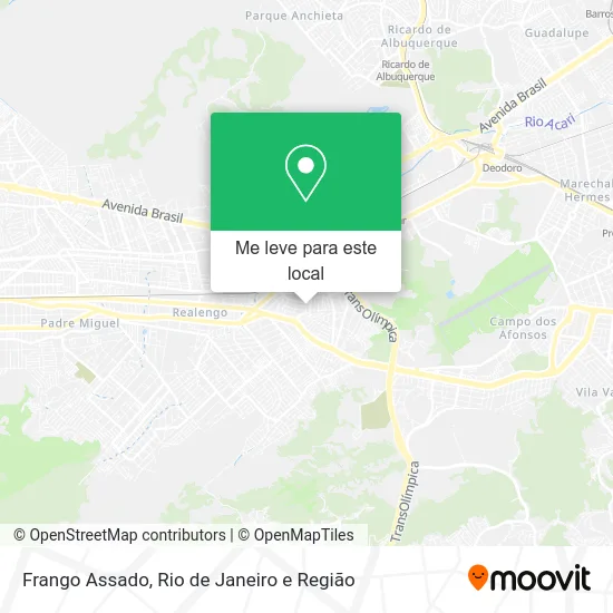 Frango Assado mapa