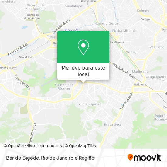 Bar do Bigode mapa