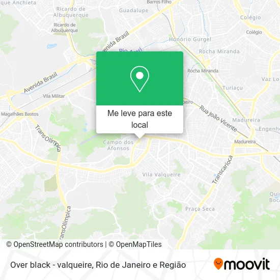 Over black - valqueire mapa