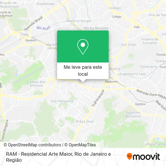 RAM - Residencial Arte Maior mapa