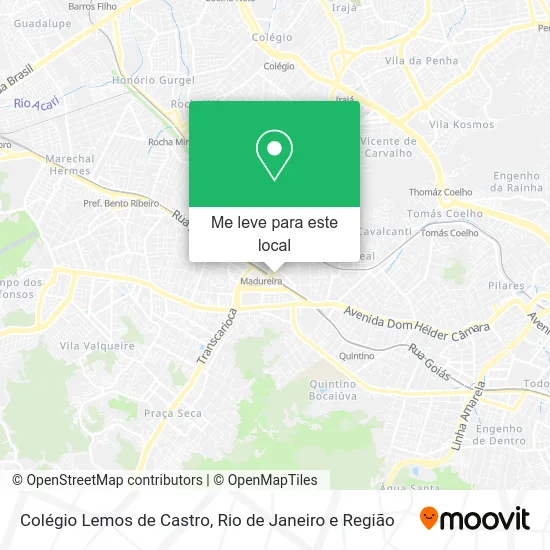 Colégio Lemos de Castro mapa