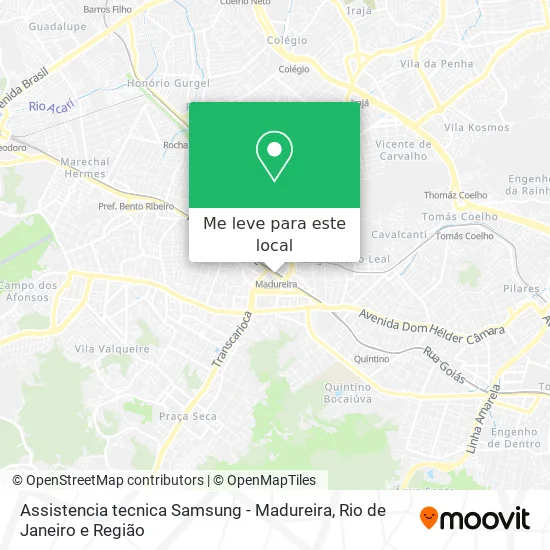 Assistencia tecnica Samsung - Madureira mapa