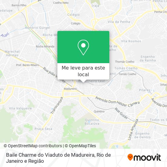 Baile Charme do Viaduto de Madureira mapa
