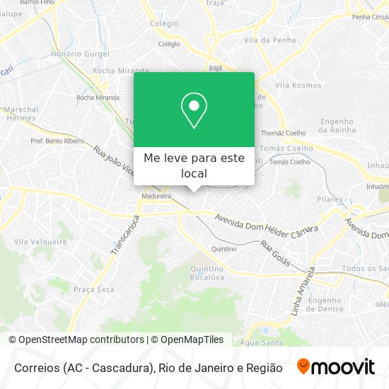 Correios (AC - Cascadura) mapa