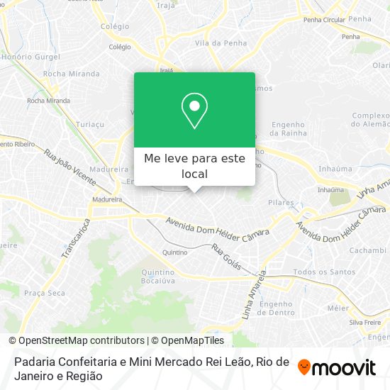 Padaria Confeitaria e Mini Mercado Rei Leão mapa