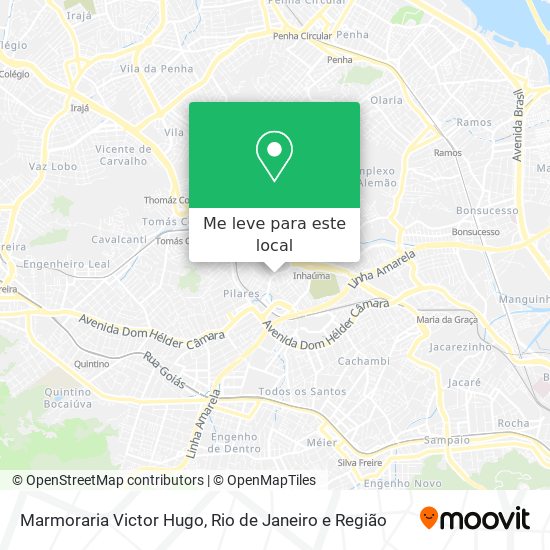 Marmoraria Victor Hugo mapa