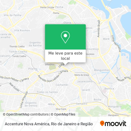 Accenture Nova América mapa