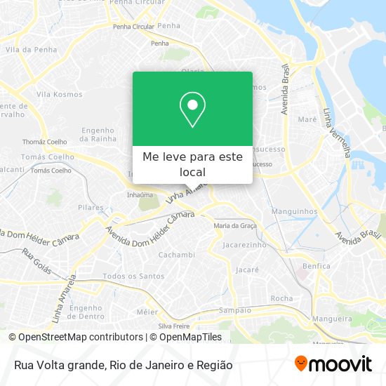 Rua Volta grande mapa