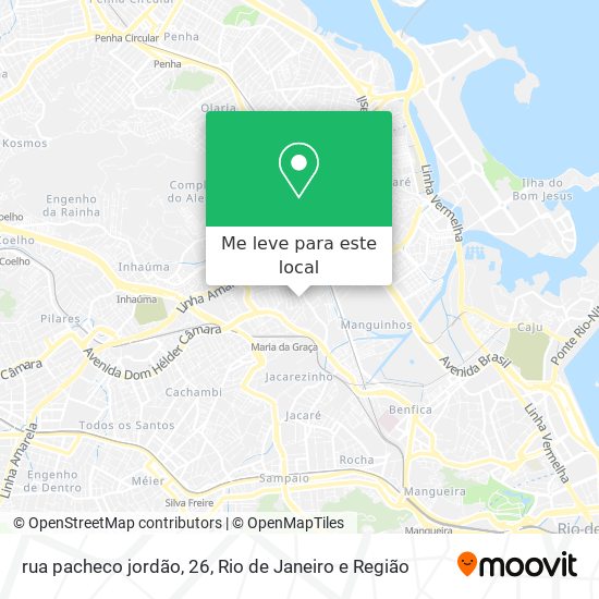 rua pacheco jordão, 26 mapa