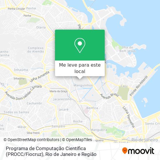 Programa de Computação Científica (PROCC / Fiocruz) mapa