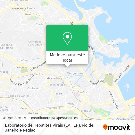 Laboratório de Hepatites Virais  (LAHEP) mapa