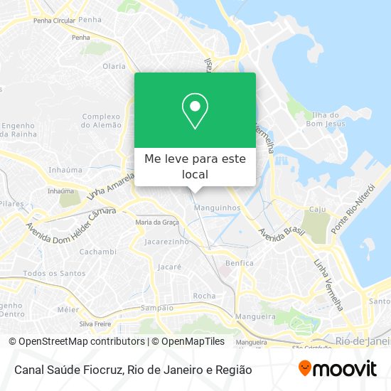 Canal Saúde Fiocruz mapa