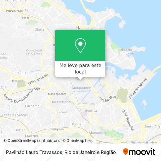 Pavilhão Lauro Travassos mapa
