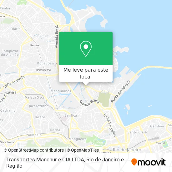 Transportes Manchur e CIA LTDA mapa