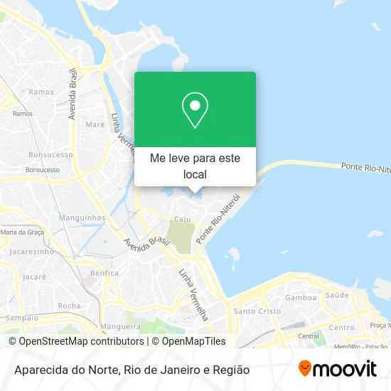 Aparecida do Norte mapa