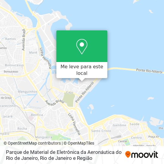 Parque de Material de Eletrônica da Aeronáutica do Rio de Janeiro mapa