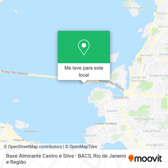 Base Almirante Castro e Silva - BACS mapa