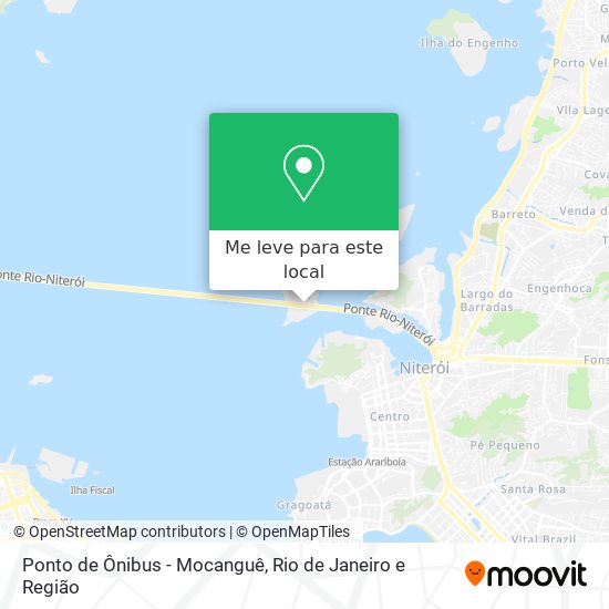 Ponto de Ônibus - Mocanguê mapa
