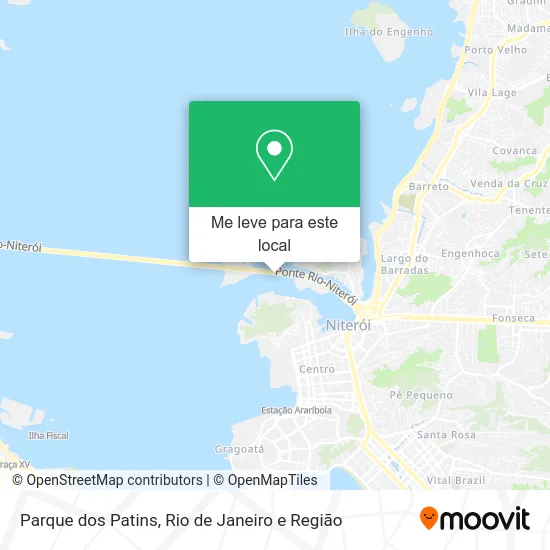 Parque dos Patins mapa