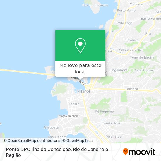 Ponto DPO Ilha da Conceição mapa