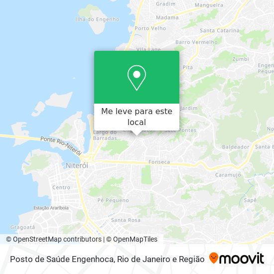 Posto de Saúde Engenhoca mapa