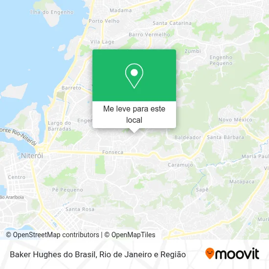 Baker Hughes do Brasil mapa