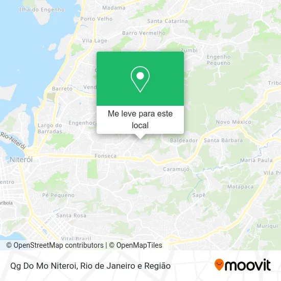 Qg Do Mo Niteroi mapa