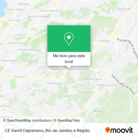 CE David Capistrano mapa