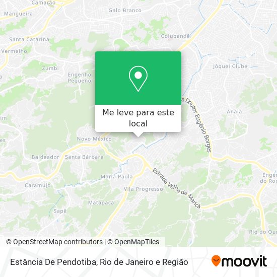 Estância De Pendotiba mapa