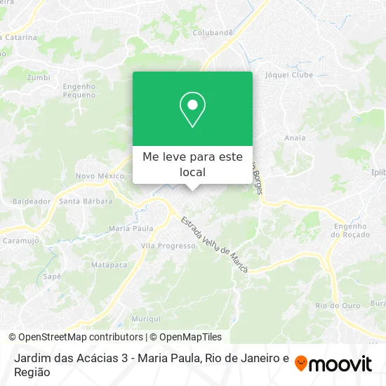 Jardim das Acácias 3 - Maria Paula mapa