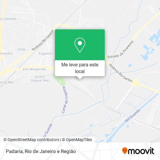Padaria mapa