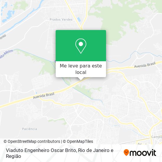 Viaduto Engenheiro Oscar Brito mapa