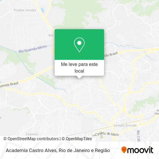 Academia Castro Alves mapa