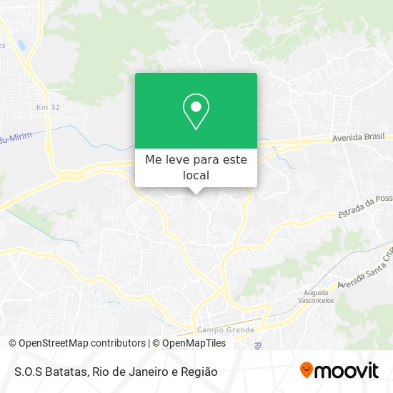 S.O.S Batatas mapa