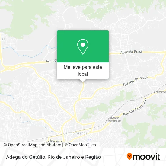 Adega do Getúlio mapa