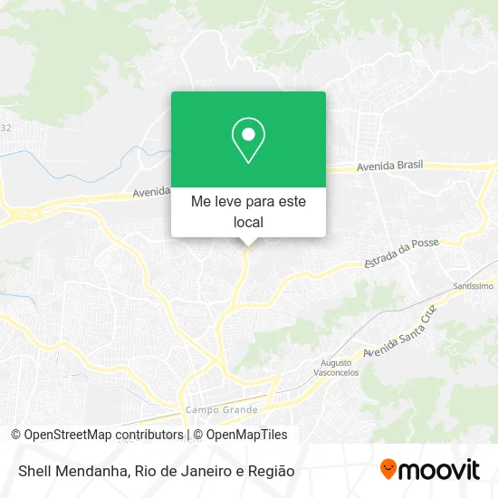 Shell Mendanha mapa