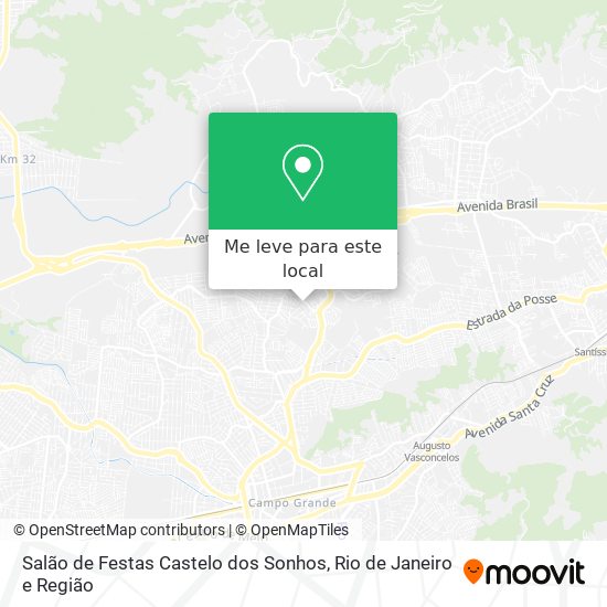 Salão de Festas Castelo dos Sonhos mapa