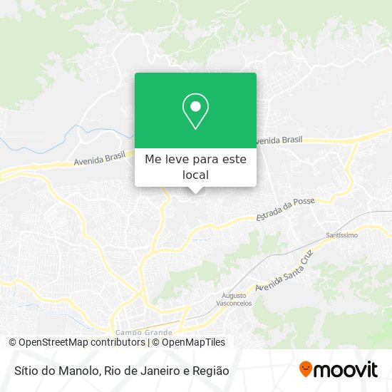 Sítio do Manolo mapa