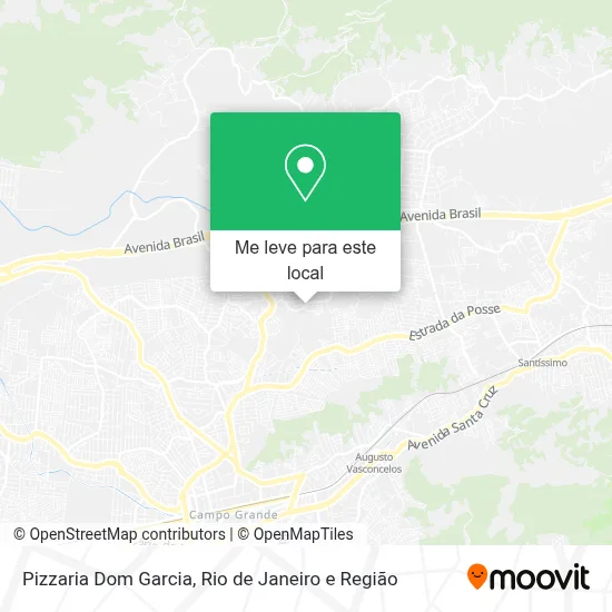 Pizzaria Dom Garcia mapa