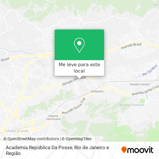 Academia República Da Posse mapa