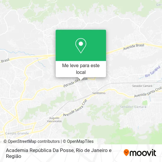 Academia República Da Posse mapa