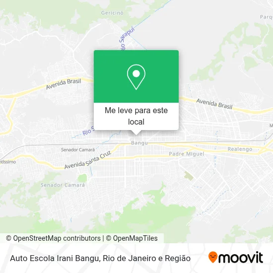 Auto Escola Irani Bangu mapa