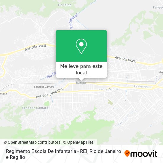 Regimento Escola De Infantaria - REI mapa