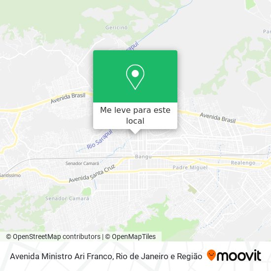 Avenida Ministro Ari Franco mapa
