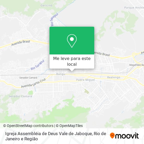 Igreja Assembléia de Deus Vale de Jaboque mapa