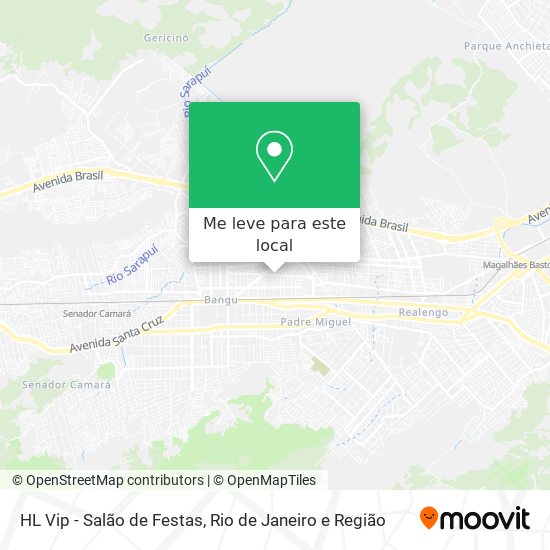 HL Vip - Salão de Festas mapa