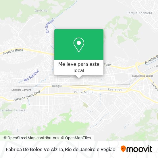 Fábrica De Bolos Vó Alzira mapa