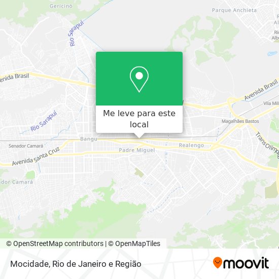 Mocidade mapa