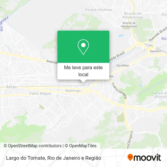 Largo do Tomate mapa