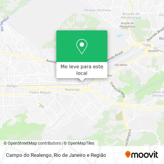 Campo do Realengo mapa